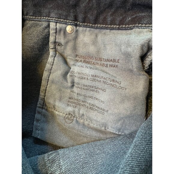 AG Jeans Saige High - Rise Straight Size 26 Dark Wash Full Motion Denim Contour - Picture 16 of 16